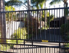 Motorised Palisade Sliding Gate
